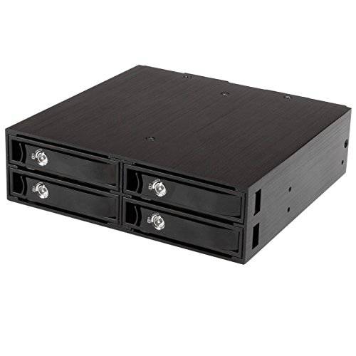 StarTech.com 4-Bay 휴대용 오븐거치대,오븐랙,받침대 Backplane for 2.5in SATA/ SAS Drives - Hot 스왑 SSD/ HDDs from 5-15mm - 지원 SAS II& SATA III (6 Gbps)