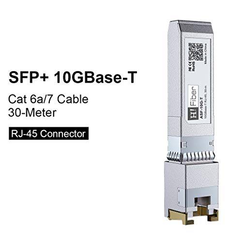 SFP+ 10GBASE-T 트랜시버 Copper RJ45 모듈 호환가능한 for Intel E10GSFPT Reach 30m, for Data Center, Switch, 라우터,공유기