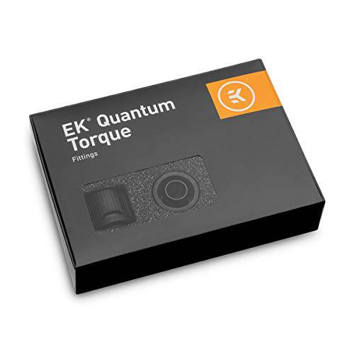 EKWB EK-Quantum 토크 STC-10/ 13 압축,압박 장착 for 소프트 배관, 10/ 13mm (3/ 8 ID, 1/ 2 OD), 블랙, 6-Pack
