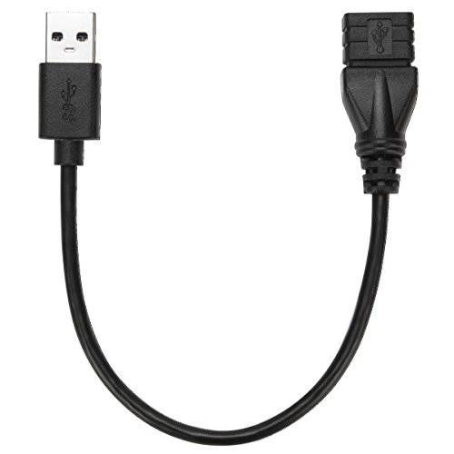 Targus USB 3.0 a/ F to a/ M 연장 케이블, 6 인치, 블랙 (ACC997GLX)