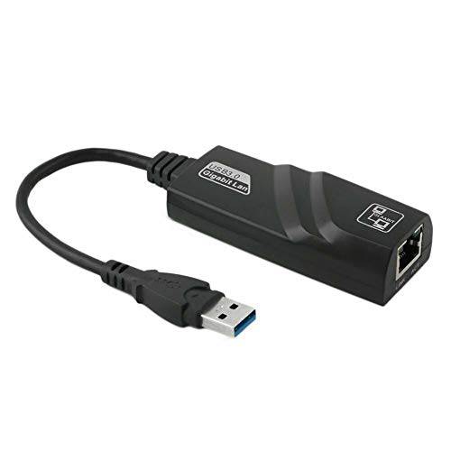 JacobsParts USB 3.0 기가비트 이더넷 10/ 100/ 1000 Mbps RJ45 랜 네트워크 어댑터 PC Mac