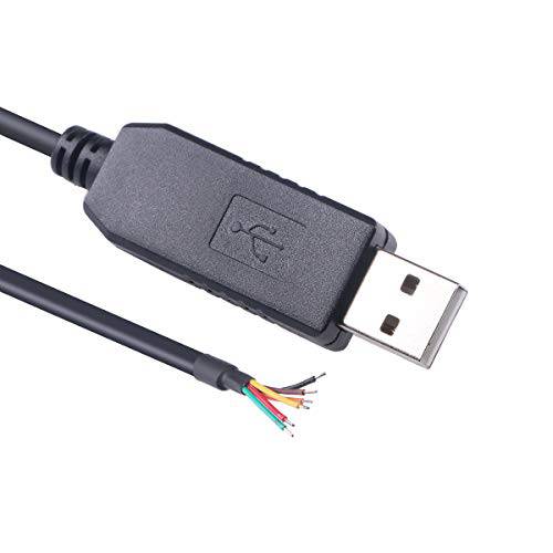 Theifoube USB to RS-485-WE 6 핀 USB to RS485 Serial UART 컨버터, 변환기 어댑터 케이블 와이어 End FTDI 칩 6ft