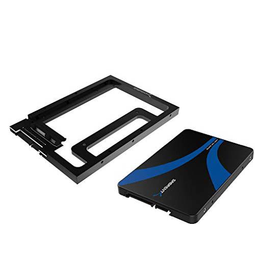 Sabrent 2.5” SSD& SATA 하드디스크 to 데스크탑 3.5” SATA 베이 컨버터, 변환기 마운팅 키트+ m SATA to 2.5-Inch SATA III 알루미늄 인클로저 어댑터
