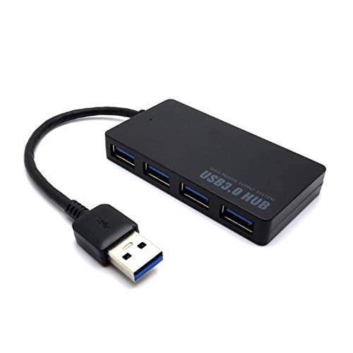 USB 3.0 허브, Ultra-Slim 4 포트 USB 3.0 콘센트 허브, 4 in 1 USB 3.0 어댑터 맥북 에어, 아이패드 프로, XPS and More USB C 노트북