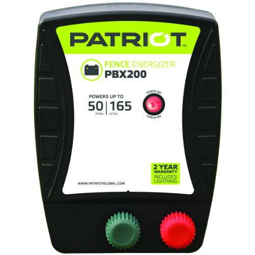 Patriot PBX200 배터리 울타리 에너자이저, 1.9 Joule