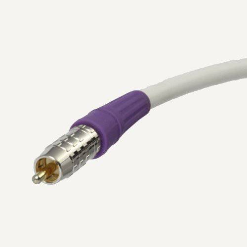 Blue Jeans Cable LC-1 Double-Shielded 로우 Capacitance 서브우퍼 케이블, 20 Foot, 화이트