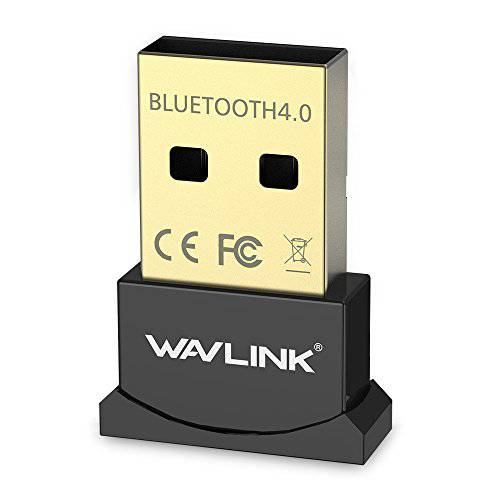 WAVLINK  무선 블루투스 CSR 4.0 동글, 로우 에너지 USB 어댑터, Gold-Plated 플러그& 플레이 마이크로 동글 PC 노트북 데스크탑 헤드폰,헤드셋