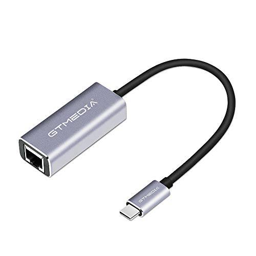GTMEDIA USB-C 허브 기가비트 이더넷 인터넷 랜 네트워크 어댑터, Type-C 3.1 to RJ 45 10/ 100/ 1000 Mbps 지원 Win7/ 8/ 10, Mac OS, 리눅스, Vista
