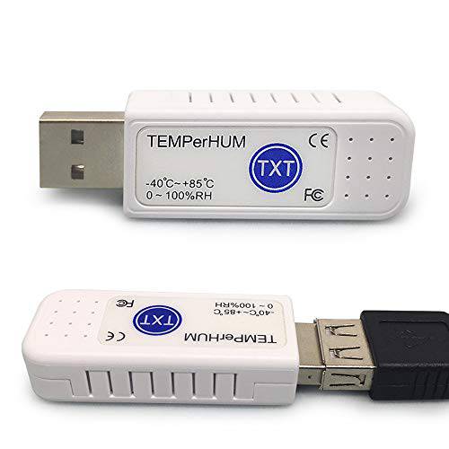 TEMPerHUM PC Sensor PC USB Hygrometer and Thermome ter-Golden 블루