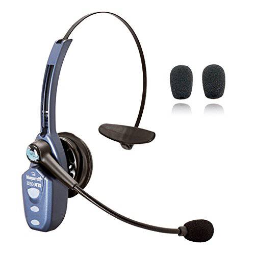 VXi BlueParrott B250-XTS 블루투스 헤드셋 번들,묶음 -203890 | 보너스 마이크,마이크로폰 쿠션 | NFC Enabled | 윈도우 PC and MAC 호환가능한 - (B250-XTS w/ 보너스 쿠션)