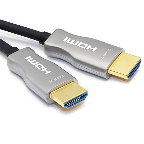 MavisLink 4K 파이버 Optic HDMI 케이블 35ft 4K 60Hz HDMI 2.0 케이블 18Gbps HDMI 케이블 지원 ARC HDR HDCP2.2 3D Blu-ray/ TV 박스/ HDTV/ 4K 프로젝터/ 홈 시어터