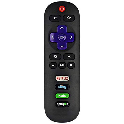 리모컨 교체용 TCL Roku TV 32S301 Netflix-Sling-Hulu-Amazon 버튼