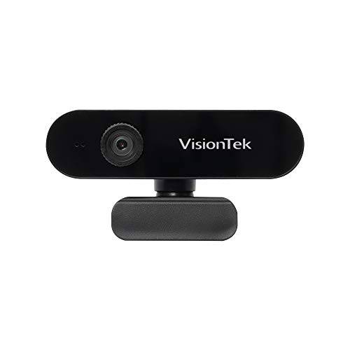 VisionTek VTWC30 프리미엄 풀 HD 1080p 웹캠 - Built-in 마이크,마이크로폰, 호환가능한 윈도우, Mac,  크롬북& More (901379)