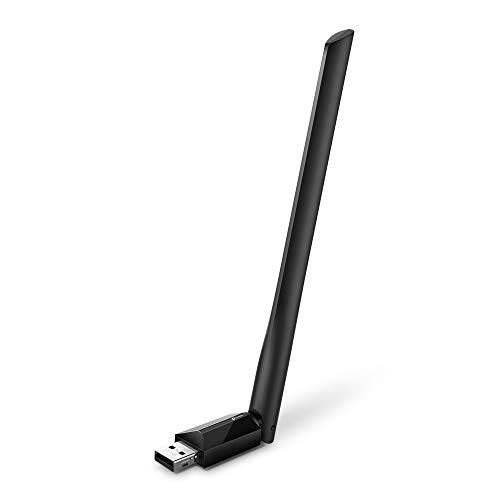 TP-Link Archer T2U Plu S AC600 하이 게인 듀얼밴드 USB 무선랜 어댑터 5dBi 안테나 (up to 433 Mbit/ S to 5GHz and 200 Mbit/ S to 2.4GHz, 호환가능한 창문 S 10/ 8.1/ 8/ 7/ XP and Mac OS X)