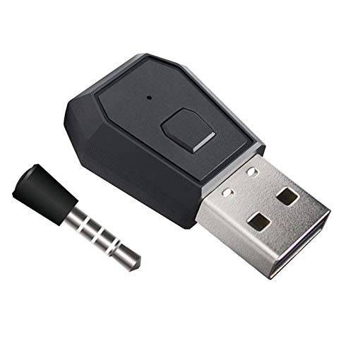 블루투스 무선 어댑터, Zamia  미니 USB 4.0 동글 리시버 and 송신기 무선 마이크,마이크로폰 헤드셋 어댑터 PS4/ PS5 플레이스테이션 4/ 5 지원 A2DP HFP HSP