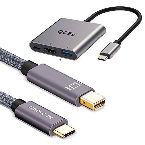 USB C to HDMI 멀티포트 어댑터 and USB C to 미니 DP 케이블