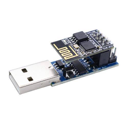 Stemedu USB to ESP8266 ESP-01 Serial 무선 트랜시버 4MB SPI 플래시 와이파이 모듈 ESP-01S Prog 와이파이 프로그래머 Downloader CH340C 칩 Reset 버튼
