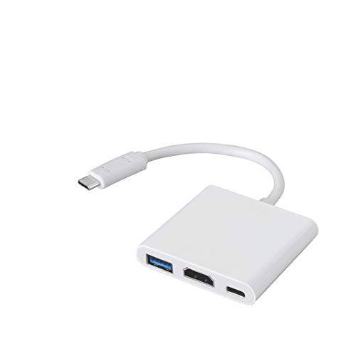 마이크로 커넥터 USB31-UCHDMIU3 USB-C to HDMI 멀티포트 어댑터, 화이트