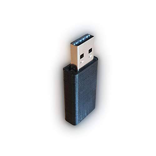 USB 컴퓨터 마우스 Jiggler - 스몰 Movements to 방지 슬립/ 잠금/ Idle - 윈도우 and 리눅스 - 블랙