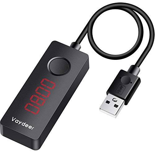 VAYDEER 마우스 Jiggler USB 포트 마우스 Mover on/ Off 스위치 Driver-Free and 메모리 기능,  마우스 운동 Simulator to 방지 컴퓨터 Entering 슬립 모드
