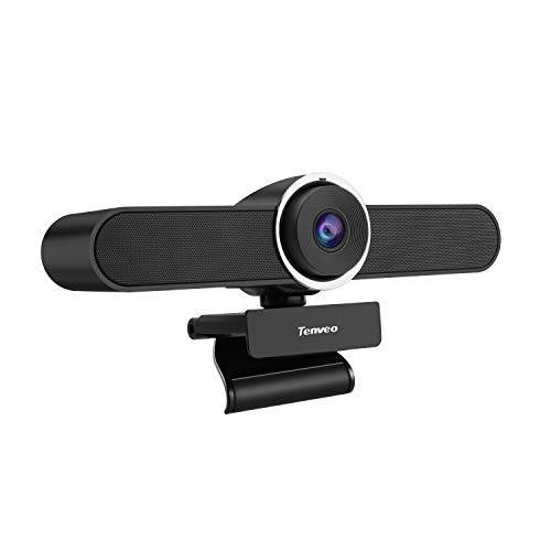 Tenveo 3-in-1 웹캠 스피커 and 마이크,마이크로폰 HD 1080p 카메라 비디오 회의, 레코딩 and 스트리밍 (VA200Pro)