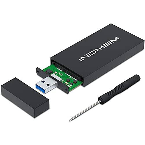 mSATA to USB 3.0 인클로저, mSATA SSD 어댑터 외장 SSD 인클로저 Conveter 케이스 30x30mm 50x30mm mSATA 외장 SSD 하드디스크 (No 케이블 Needed)