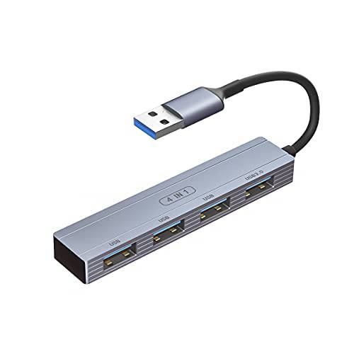 USB 3.0 허브 분배기, 4-Port USB A 활성화 Most of 컴퓨터 or 노트북 to Extend More USB A 디바이스 동시에. Like 마우스, 키보드,  플래시드라이브, 휴대용 HDD, 마이크,마이크로폰 and More.