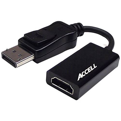 Accell DP to HDMI 어댑터 - DisplayPort,DP, DP 1.1 to HDMI 1.4 액티브 어댑터 - AMD Eyefinity 인증된, 4K UHD @30Hz, 1920X1080@120Hz - 폴리백, Model:B086B-003B-2