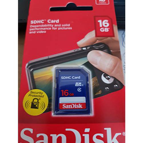 SanDisk 16GB Class 4 SDHC 플래시 메모리 카드 - 리테일 패키지