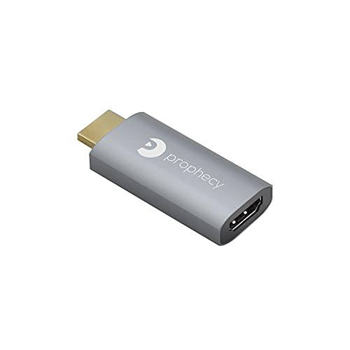 gofanco Prophecy HDMI EDID 에뮬레이터 Passthrough 어댑터  1920x1200 @60Hz 기본 해상도 - HDMI 더미 플러그 헤드리스 고스트 디스플레이 에뮬레이터 - HDMI 1.4, YCbCr, RGB, HDMI Bus-Powered (PRO-EDID1200)