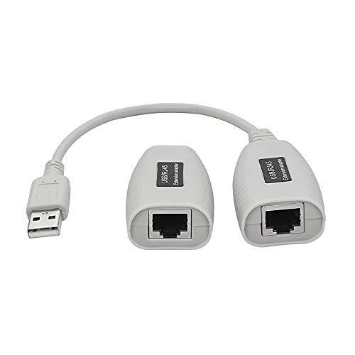 SinLoon USB Over RJ45, RJ45 고양이 연장 케이블 USB 2.0 to RJ45 랜 연장 어댑터 Over Cat5 Cat5e Cat6 케이블 커넥터 up, USB to RJ45 어댑터 to 150ft Length