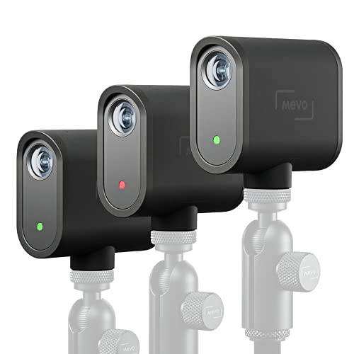 Mevo 시작 3-Pack 무선 라이브 스트리밍 카메라,  Multi-Camera HD 비디오, 어플 컨트롤 and 스트림 via 스마트폰 or Wi-Fi