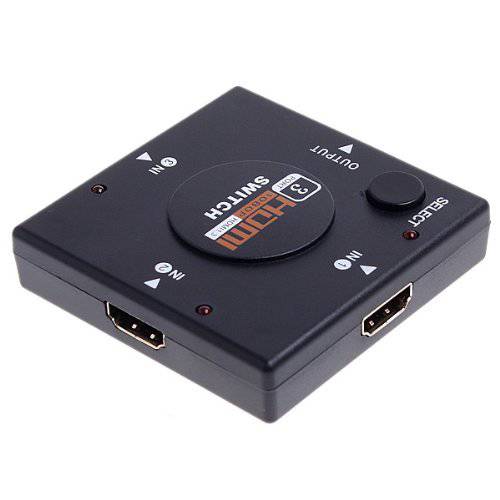 TechIntheBox 3 in 1 Out 3 포트 고속 HDMI 1080P 분배기 비디오 스위치 변환기 HDTV DVD PS3
