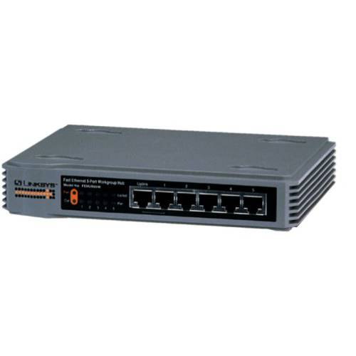 Linksys FEHUB05W 고속 이더넷 5-Port 100BaseTX 데스크탑 허브