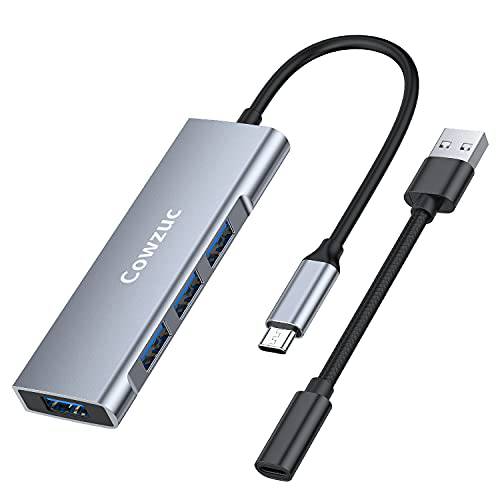 USB 허브 3.0 and USB C 어댑터, USB C 허브 호환가능한 맥북 프로/ 에어 아이패드 프로, Mac 미니, 아이맥, 서피스 프로, XPS, PC, 노트북