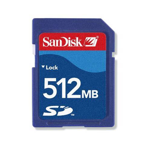 SanDisk SD - 플래시 메모리 카드 - 512 MB - SD