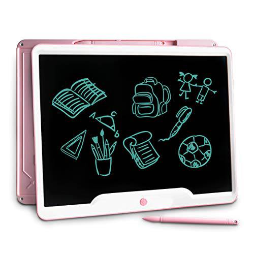 15 인치 LCD 필기 태블릿, 태블릿PC, JONZOO 오피스 전자제품 칠판 디지털 메모 메모장 글씨쓰기 태블릿, 태블릿PC, Paperless 메시지/ 드로잉 보드, 핑크
