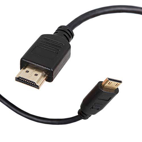 SideTrak 휴대용 모니터 3ft HDMI 케이블 | HDMI to 미니 HDMI 케이블 | 호환가능한 SideTrak 스위블&  솔로 | 듀러블, 플렉시블, Tangle-Free 케이블 | 블랙