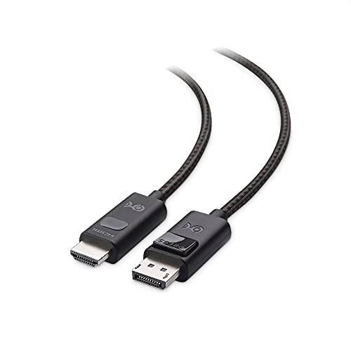 케이블 Matters 8K DisplayPort,DP to HDMI 케이블 8K 30Hz or 4K 120Hz 지원 in 블랙  1.8m/ 6ft