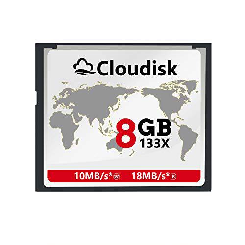Cloudisk 컴팩트 플래시 8GB CF 카드 메모리 카드 고속 CompactFlash 8G 리더, 리더기 카메라 카드 DSLR