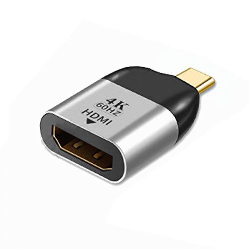 Cablecc USB-C 타입 C to HDMI 컨버터, 변환기 HDTV 어댑터 4K 60hz 1080p  태블릿, 태블릿PC&  폰&  노트북