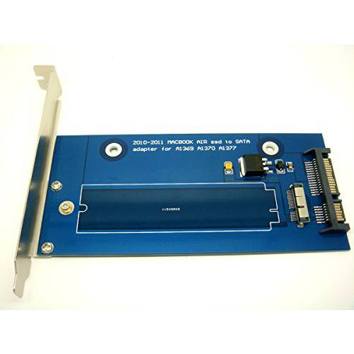 6+ 12 핀 to SATA 어댑터 카드 브라켓 2010-2011 맥북 에어 A1369 A1370 A1377 SSD