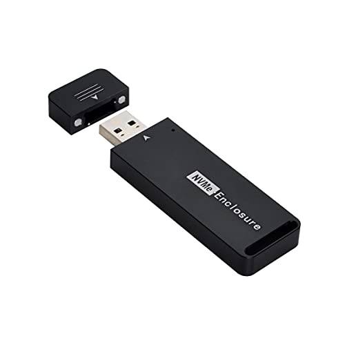 NFHK USB 3.1 Gen2 10Gbps to NVME PCI-E M-Key SSD 외장 인클로저 2230/ 2242mm