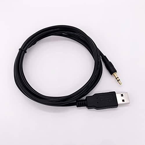 Letotech TTL to USB Serial 컨버터, 변환기 USB TTL-232R-3v3-AJ 3.5mm 오디오 잭 UART 어댑터 케이블, 6FT