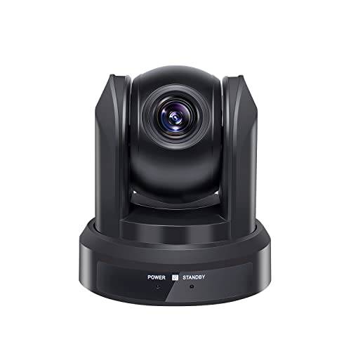 PTZ 카메라 10X 광학 줌 USB 비디오 회의 카메라 풀 HD 1080P 웹캠 Wide-Angle 방송 카메라 미팅 라이브 스트리밍 Church 교육
