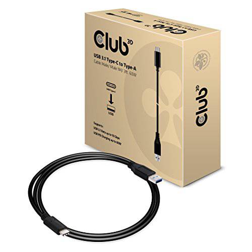 Club3D CAC-1522 USB Type-C Male/ Male PD 케이블 5A 100Watt