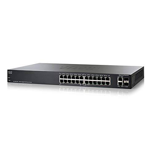 Cisco SG250-26 26-Ports 스마트 스위치 기가비트 관리 24-Ports 기가비트 이더넷 More 2-Ports 기가비트 구리/ SFP 콤보 - SG250-26-K9-NA