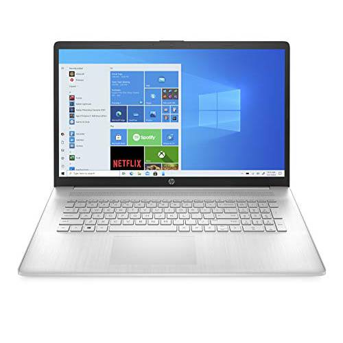 HP 17-inch 노트북, 11th 세대 Intel 코어 i5-1135G7, Intel 아이리스 Xe 그래픽, 8 GB 램, 256 GB SSD, 윈도우 11 홈 (17-cn0025nr, 내츄럴 실버)