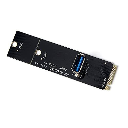 SaiDian 1Pcs NGFF M.2 to USB 3.0 전송 PCI-E 라이저 카드 어댑터 마이닝 머신 블랙