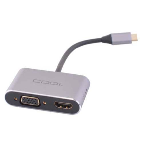 CODi 4-in-1 USB-C 디스플레이 어댑터 (A01063) - 연결 Your 디스플레이 Via HDMI, VGA or USB